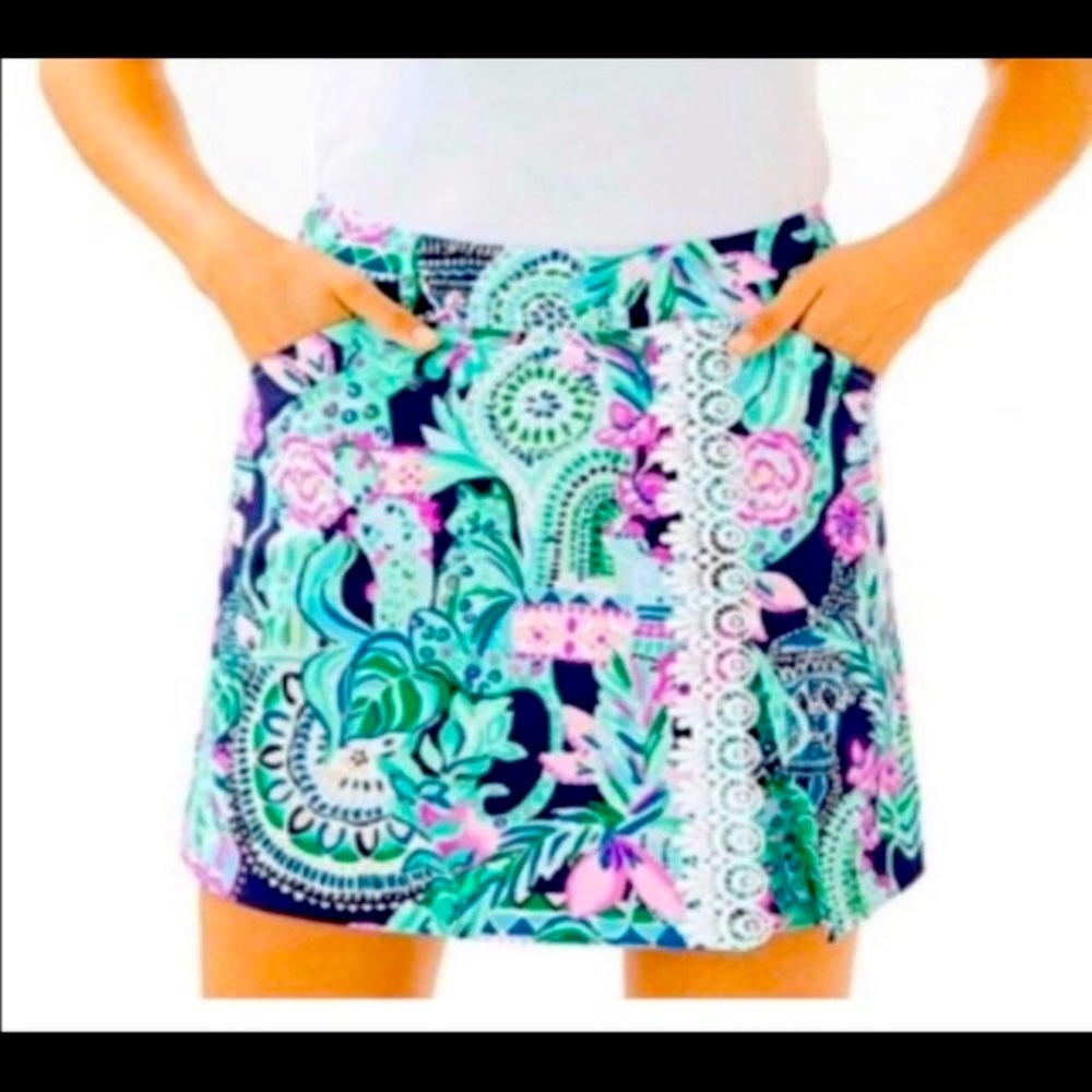 Lilly Pulitzer Daphne Luxletic Skort - size 10 NWOT